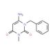 6-Amino-1-benzyl-3-methyl-1H-pyrimidine-2,4-dione (CAS 53681-51-9) - chemical structure image