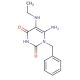6-Amino-1-benzyl-5-ethylamino-1H-pyrimidine-2,4-dione (CAS 565193-15-9) - chemical structure image