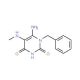 6-Amino-1-benzyl-5-methylaminouracil (CAS 72816-88-7) - chemical structure image