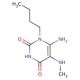 6-Amino-1-butyl-5-methylamino-1H-pyrimidine-2,4-dione - chemical structure image