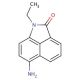 6-Amino-1-ethyl-1H-benzo[cd]indol-2-one - chemical structure image
