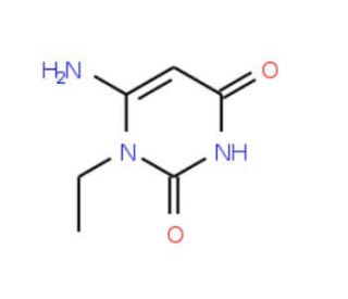 6-Amino-1-ethyl-1H-pyrimidine-2,4-dione (CAS 41862-09-3) - chemical structure image