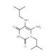 6-Amino-1-isobutyl-5-isobutylamino-1H-pyrimidine-2,4-dione - chemical structure image