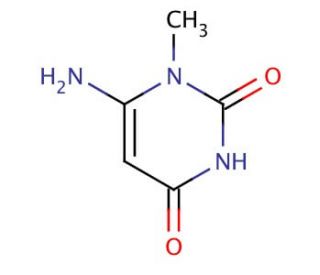 6-Amino-1-methyluracil (CAS 2434-53-9) - chemical structure image