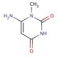 6-Amino-1-methyluracil (CAS 2434-53-9) - chemical structure image