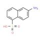 6-Amino-1-naphthalenesulfonic acid (CAS 81-05-0) - chemical structure image