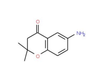 6-Amino-2,2-dimethyl-chroman-4-one (CAS 186774-62-9) - chemical structure image