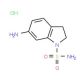 6-amino-2,3-dihydro-1H-indole-1-sulfonamide hydrochloride - chemical structure image