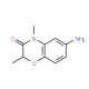 6-Amino-2,4-dimethyl-4H-benzo[1,4]oxazin-3-one - chemical structure image