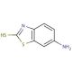 6-Amino-2-mercaptobenzothiazole (CAS 7442-07-1) - chemical structure image