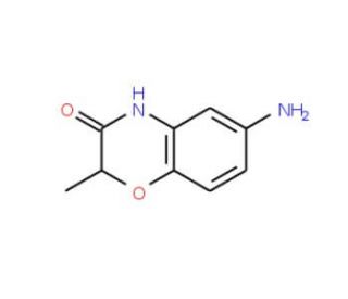 6-amino-2-methyl-2H-1,4-benzoxazin-3(4H)-one (CAS 105807-80-5) - chemical structure image