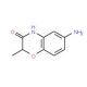 6-amino-2-methyl-2H-1,4-benzoxazin-3(4H)-one (CAS 105807-80-5) - chemical structure image