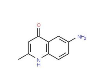 6-Amino-2-methyl-quinolin-4-ol (CAS 1131-34-6) - chemical structure image