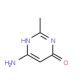 6-amino-2-methylpyrimidin-4(3H)-one (CAS 767-16-8) - chemical structure image