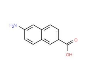 6-Amino-2-naphthoic acid (CAS 116668-47-4) - chemical structure image