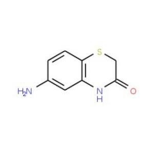 6-amino-2H-1,4-benzothiazin-3(4H)-one (CAS 21762-78-7) - chemical structure image