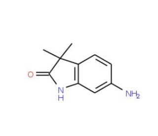 6-Amino-3,3-dimethyl-2-oxo-1,3-dihydro-indole (CAS 100510-65-4) - chemical structure image