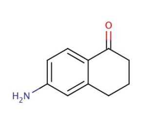 6-Amino-3,4-dihydro-1(2H)-naphthalenone (CAS 3470-53-9) - chemical structure image