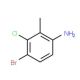 6-Amino-3-bromo-2-chlorotoluene (CAS 627531-47-9) - chemical structure image