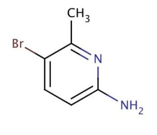 6-Amino-3-bromo-2-methylpyridine (CAS 42753-71-9) - chemical structure image