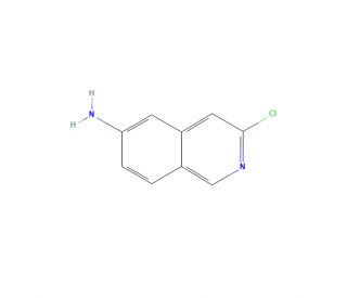 6-Amino-3-chloroisoquinoline (CAS 1374652-51-3) - chemical structure image