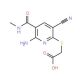({6-amino-3-cyano-5-[(methylamino)carbonyl]pyridin-2-yl}thio)acetic acid - chemical structure image