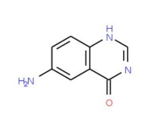 6-Amino-3H-quinazolin-4-one (CAS 17329-31-6) - chemical structure image