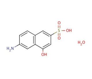 6-Amino-4-hydroxy-2-naphthalenesulfonic acid monohydrate (CAS 139123-65-2) - chemical structure image