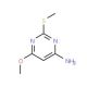 6-Amino-4-methoxy-2-methylthiouracil (CAS 3289-53-0) - chemical structure image