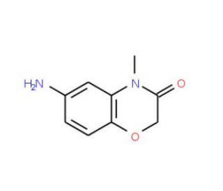 6-Amino-4-methyl-2H-1,4-benzoxazin-3(4H)-one (CAS 103361-43-9) - chemical structure image
