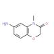 6-Amino-4-methyl-2H-1,4-benzoxazin-3(4H)-one (CAS 103361-43-9) - chemical structure image