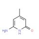 6-amino-4-methylpyridin-2(1H)-one (CAS 51564-93-3) - chemical structure image
