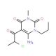 6-amino-5-(2-chloropropanoyl)-3-methyl-1-propylpyrimidine-2,4(1H,3H)-dione - chemical structure image