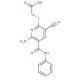 {[6-amino-5-(anilinocarbonyl)-3-cyanopyridin-2-yl]thio}acetic acid - chemical structure image