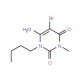 6-Amino-5-bromo-1-butyl-3-methyl-1H-pyrimidine-2,4-dione - chemical structure image