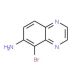 6-Amino-5-bromoquinoxaline (CAS 50358-63-9) - chemical structure image
