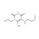 6-amino-5-(butylamino)-1-propylpyrimidine-2,4(1H,3H)-dione (CAS 99991-93-2) - chemical structure image