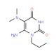 6-amino-5-(dimethylamino)-1-propylpyrimidine-2,4(1H,3H)-dione - chemical structure image