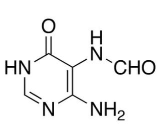 6-Amino-5-formylamino-3H-pyrimidine-4-one (CAS 64194-58-7) - chemical structure image