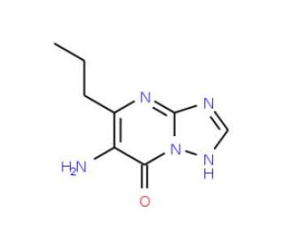 6-Amino-5-propyl-[1,2,4]triazolo[1,5-a]-pyrimidin-7-ol - chemical structure image