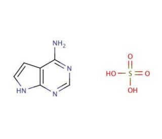 6-Amino-7-deazapurine hydrogen sulfate - chemical structure image
