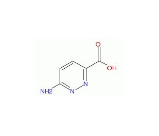 6-Aminopyridazine-3-carboxylic acid (CAS 59772-58-6) - chemical structure image