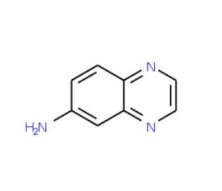 6-Aminoquinoxaline (CAS 6298-37-9) - chemical structure image
