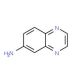 6-Aminoquinoxaline (CAS 6298-37-9) - chemical structure image