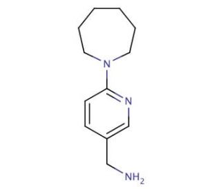 [6-(azepan-1-yl)pyridin-3-yl]methanamine - chemical structure image