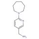 [6-(azepan-1-yl)pyridin-3-yl]methanamine - chemical structure image