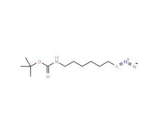 6-Azido-N-Boc-hexylamine (CAS 129392-87-6) - chemical structure image