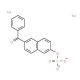 6-Benzoyl-2-naphthyl phosphate disodium salt (CAS 74144-43-7) - chemical structure image