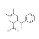 6-Benzoyl-3,4-dimethyl-3-cyclohexene-1-carboxylic acid (CAS 93015-58-8) - chemical structure image