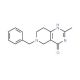 6-benzyl-2-methyl-3H,4H,5H,6H,7H,8H-pyrido[4,3-d]pyrimidin-4-one - chemical structure image
